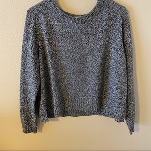 Black and white sweater